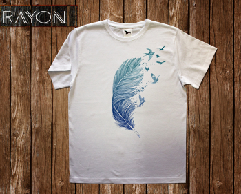Tricou Personalizat Bumbac - Feather 