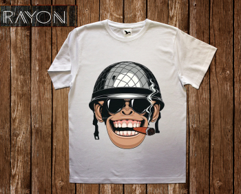 Tricou Personalizat Bumbac -Monkey Smoke 1 
