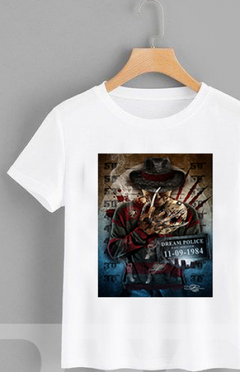 Tricou Personalizat Bumbac - Mugshot - Freddy Krueger - 