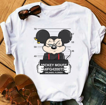 Tricou Personalizat Bumbac - Mugshot - Mickey M. - 