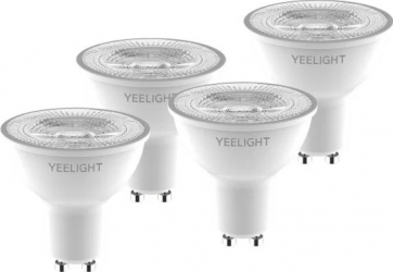 Set 4 Becuri inteligente Yeelight LED GU10 Smart Bulb W1 4.8W 350 lm Alb
