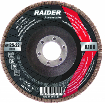 Disc ptr slefuit Raider 164118 diametru 125mm А-40 