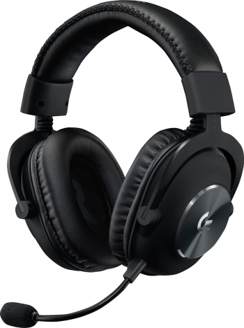 Casti gaming wireless Logitech G PRO X surround 7.1 2.4GHz LightSpeed functie BLUE VOCE Negru 981-000907 