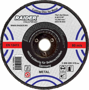 Disc abraziv Raider 160110 diametru 125 mm 