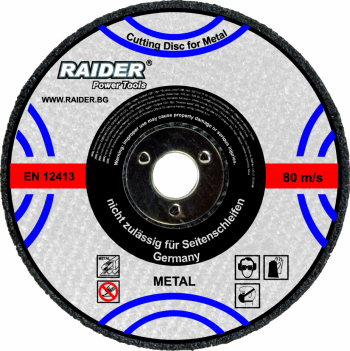 Disc pentru taiat metal Raider 160106 diametru 115 mm 