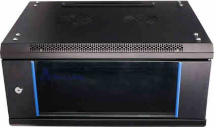 Dulap montat pe perete Extralink 4U 600X450 negru 