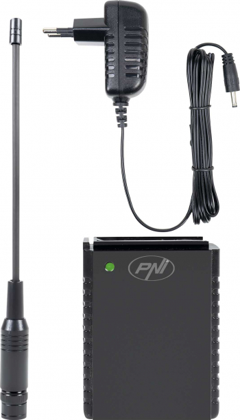 Kit acumulator PNI PB-HP62 Li-Ion 1500mAh plus alimentator 230V iesire 8.4V si antena BNC pentru statie PNI Escort HP 62 