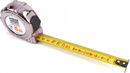 Ruleta retractabila de masurat HBM 5 m 