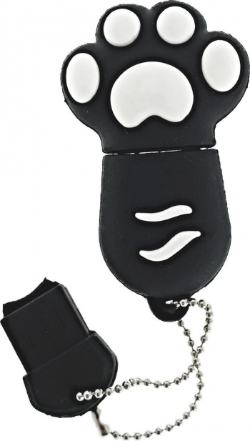 Carcasa pentru memorie USB figurina din cauciuc neagra 