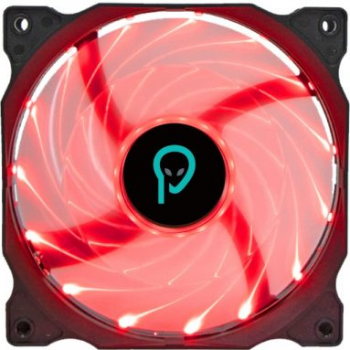 Ventilator Carcasa Spacer SPFC-120-4P-RD 120mm LED Rosu