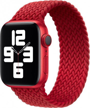Curea single loop pentru Apple Watch 42/44 mm silicon Rosu SHO2281 