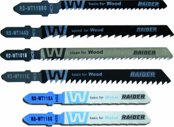 Set lame fierastrau pendular lemn si metal Raider 155414 set 10 piese 