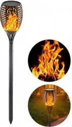 Lampa solara LED tip torta cu efect de flacara