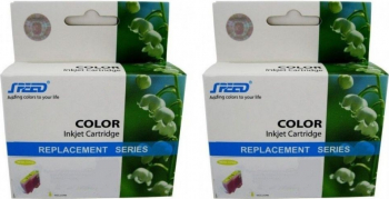 Set Cartus Cerneala Speed Compatibil 2x LC900Y Galben 800 pagini 