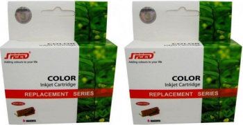 Set Cartus Cerneala Speed Compatibil 2x LC985M Magenta 2112 pagini 