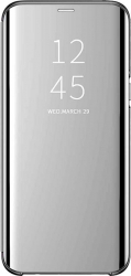 Husa de protectie Clear View pentru Samsung Galaxy Note 10 Lite A81 flip cover Silver BBL2557 
