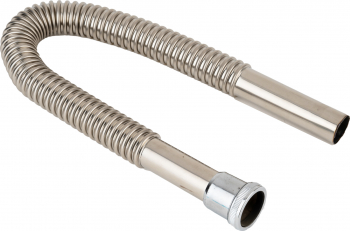 Racord inox evacuare lavoar 80 cm iesire 25 mm 