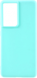 Husa de protectie flexibila pentru Samsung Galaxy S21 Ultra 5G bumper Baby Blue SHO2339 