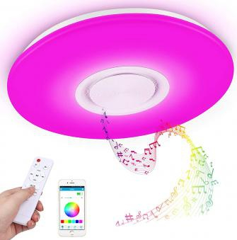 APLICA LED DIMABILA RGB CU DIFUZOR BLUETOOTH 72W