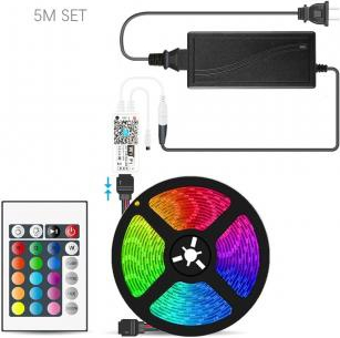 KIT BANDA LED RGB 5M WIFI SMART