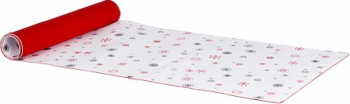 Traversa masa Heinner Home 33 x 120 cm 100 bumbac model Fulgi de nea