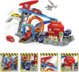 Set baza centru de salvare masinute incluse 