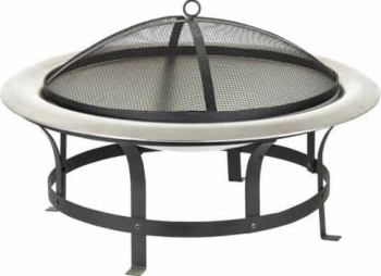 Incalzitor terasa Vatra de foc rotunda Acapulco 75 x 45 cm otel 1068 