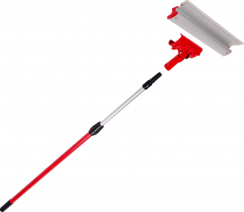 Gletiera Profesionala Premium ZuperPRO + Maner-Adaptor + Telescop 1.6m lama Superflexibila si Inlocuibila din Inox 0.3 mm 100 cm 