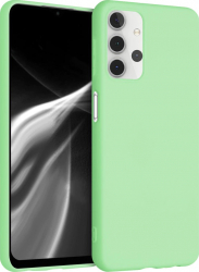 Husa Samsung A32 5G silicon cu interior de catifea Verde 
