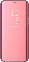 Husa de protectie Clear View pentru Xiaomi Redmi Note 9S si Redmi Note 9 Pro Max flip cover Gold BBL2743 