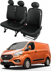 Huse Scaune din piele Ford Transit 3 locuri 2+1 2015-2019 