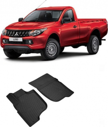 SET COVORASE AUTO CAUCIUC FIT MITSUBISHI L200 3D 2015-2019 FATA - 2 PCS 