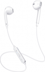 Casti handsfree Bluetooth 4.2 compatibile cu Android si iOS microfon incorporat Alb BBL2805 