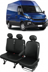 Huse Scaune din piele Iveco Daily 3 locuri 2+1 2014-2019 