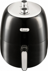 Friteuza cu aer cald FRAM FAF-1500BK 1500W 3.2L vas detasabil anti-adeziv 80-200C protectie supraincalzire Negru 