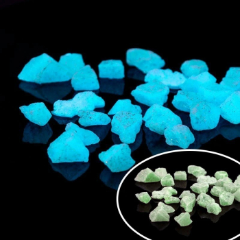 Pietre fosforescente care lumineaza aqua granulatie 15-25mm decor glow 200 g