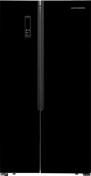 Frigider Side by Side Heinner HSBS-H442NFBKE++ 442 L Clasa E Full No frost Display Negru 
