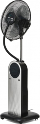 Ventilator cu picior Heinner HMF-18GREY 95 W Rezervor apa 1.8 L Generator ioni Temporizator Telecomanda Inox Negru 