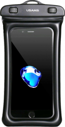 Husa Universala Waterproof pentru telefon 6 inch YD007 6FSD701 USAMS Negru 