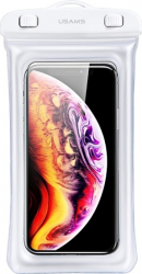 Husa Universala Waterproof pentru telefon 6 inch YD007 6FSD704 USAMS Transparent 