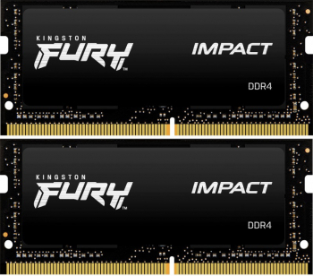 Kit Memorie Laptop Kingston FURY Impact 16GB (2x8GB) DDR4 3200MHz CL20 1.2v Dual Channel kf432s20ibk2/16 