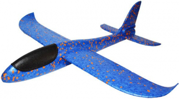 Avion Planor Zenuk and reg - Material Polistiren Perfect pentru Exterior Albastru 