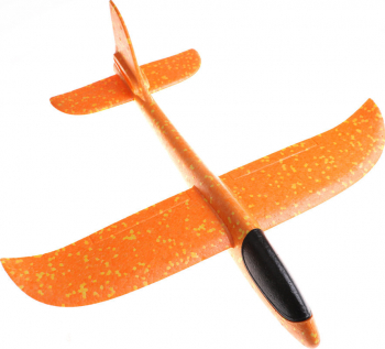 Avion Planor Zenuk and reg - Material Polistiren Perfect pentru Exterior Portocaliu 