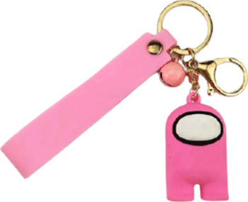 Jucarie Among Us Zenuk and reg - Breloc Fidget Toys Accesorii Roz 