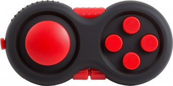 Jucarie Antistres Zenuk and reg - Fidget Toys Joystick Pad Elibereaza Stresul Negru/Rosu 