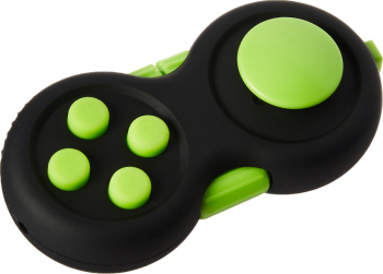Jucarie Antistres Zenuk and reg - Fidget Toys Joystick Pad Elibereaza Stresul Negru/Verde 