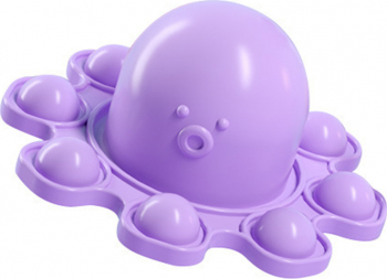 Jucarie Caracatita Reversibila Zenuk and reg - POP IT Breloc Fidget Toy Mov 