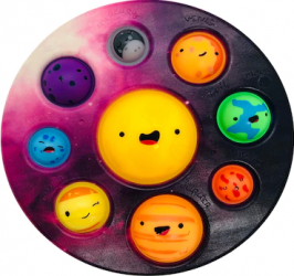 Jucarie Dimple Multicolor Zenuk and reg - Sensory Toy Solar System Dimple Multicolor 