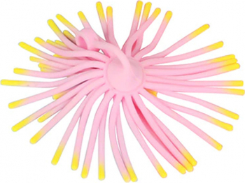 Jucarie Interactiva Zenuk and reg - Fidget Toy Stretch String Antistres Roz/Galben 