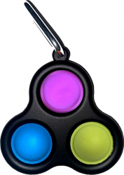 Jucarie Push Pop Bubble - Pop It Breloc Negru 